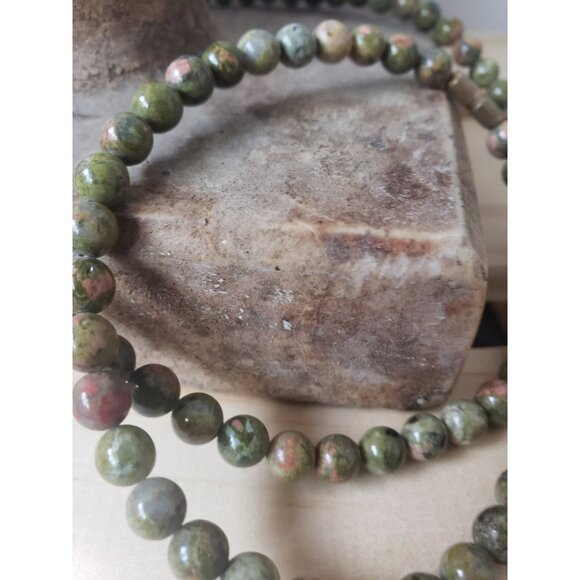 Polished Jasper Vintage Necklace Gemstone Necklace Wearing gemstones - Picture 1 of 10